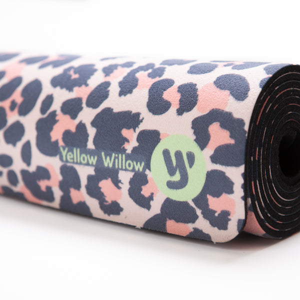 Yoga Mat: BLUSH LEOPARD – Yellow Willow Yoga