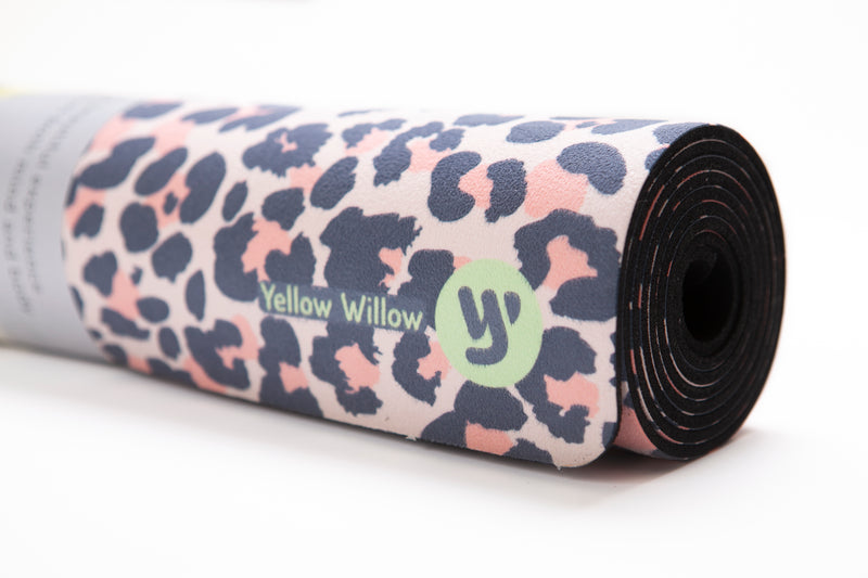 Yoga Mat: BLUSH LEOPARD – Yellow Willow Yoga